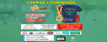 3ª CORRIDA E CAMINHADA + MAIS SAÚDE HORTOLÂNDIA 2023
