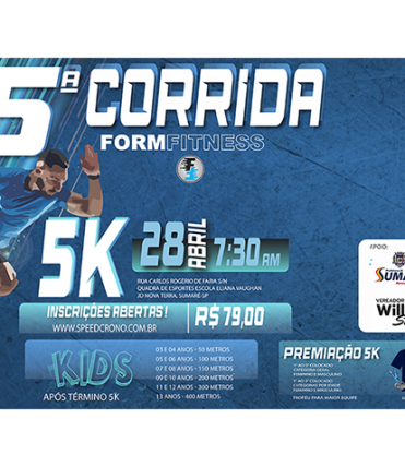 5º CORRIDA FORM FITNESS – 5K